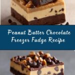 Peanut Butter Chocolate Freezer Fudge Recipe