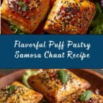 Puff Pastry Samosa Chaat Recipe
