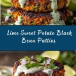 Lime Drenched Sweet Potato Black Bean Patties Recipe