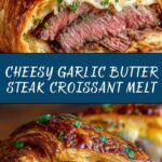 Garlic Butter Steak and Brie Croissant Melt Recipe