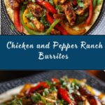 Crispy Chicken Bell Pepper Ranch Burritos Recipe