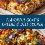 Goat’s Cheese, Dill and Onion Savoury Scones Recipe