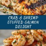 Crab & Shrimp Stuffed Salmon Recipe