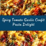 Spicy Tomato Garlic Confit Pasta Recipe
