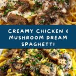 Creamy Chicken & Mushroom Dream Spaghetti Recipe