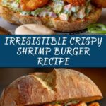 Crispy Fried Shrimp Burger with Homemade Sauce Recipe