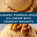 Pumpkin Spice Ice Cream with Walnuts Recipe