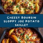 Cheesy Boursin Sloppy Joe Potato Skillet Recipe