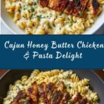 Spicy Cajun Honey Butter Chicken & Pasta Recipe