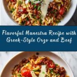 Manestra (Greek-Style Orzo with Ground Beef) Recipe