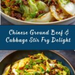 Chinese Ground Beef & Cabbage Stir Fry Recipe