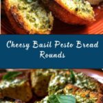 Basil Pesto Bread Rounds Recipe