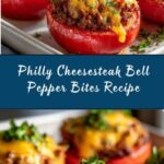 Philly Cheesesteak Bell Pepper Bites Recipe
