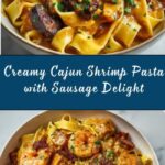 Creamy Cajun Shrimp Pasta with Sausage Recipe