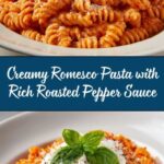 Creamy Romesco Pasta with Rich Roasted Pepper Sauce Recipe