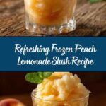 Frozen Peach Lemonade Slush Recipe