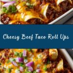 Cheesy Beef Taco Roll Ups Recipe