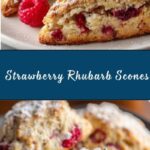 Strawberry Rhubarb Scones Recipe