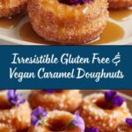 Gluten Free & Vegan Caramel Doughnuts Recipe