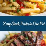 One-Pot Zesty Steak Pasta Recipe