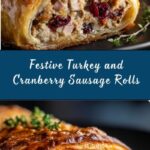 Turkey and Cranberry Sausage Rolls Recipe