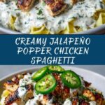 Creamy Jalapeño Popper Chicken Spaghetti Dinner Recipe