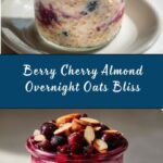 Berry Cherry Almond Overnight Oats Recipe