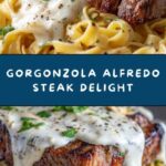 Gorgonzola Alfredo Steak Delight Recipe