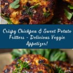 Crispy Chickpea & Sweet Potato Fritters Recipe