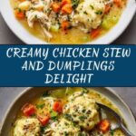 Creamy Chicken Stew and Dumplings Recipe