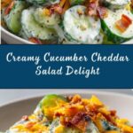 Creamy Cucumber Cheddar Salad Recipe