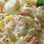 Crab Fettuccine Alfredo Recipe