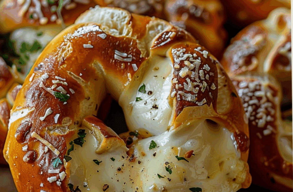 Mozzarella Stuffed Soft Pretzels Recipe