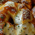 Mozzarella Stuffed Soft Pretzels Recipe