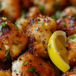 Lemon Garlic Chicken Bites Recipe