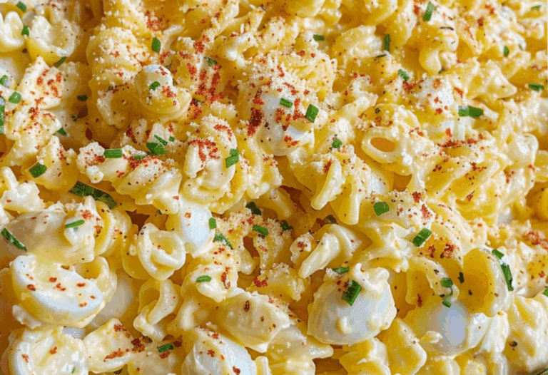 Deviled Egg Pasta Salad Recipe