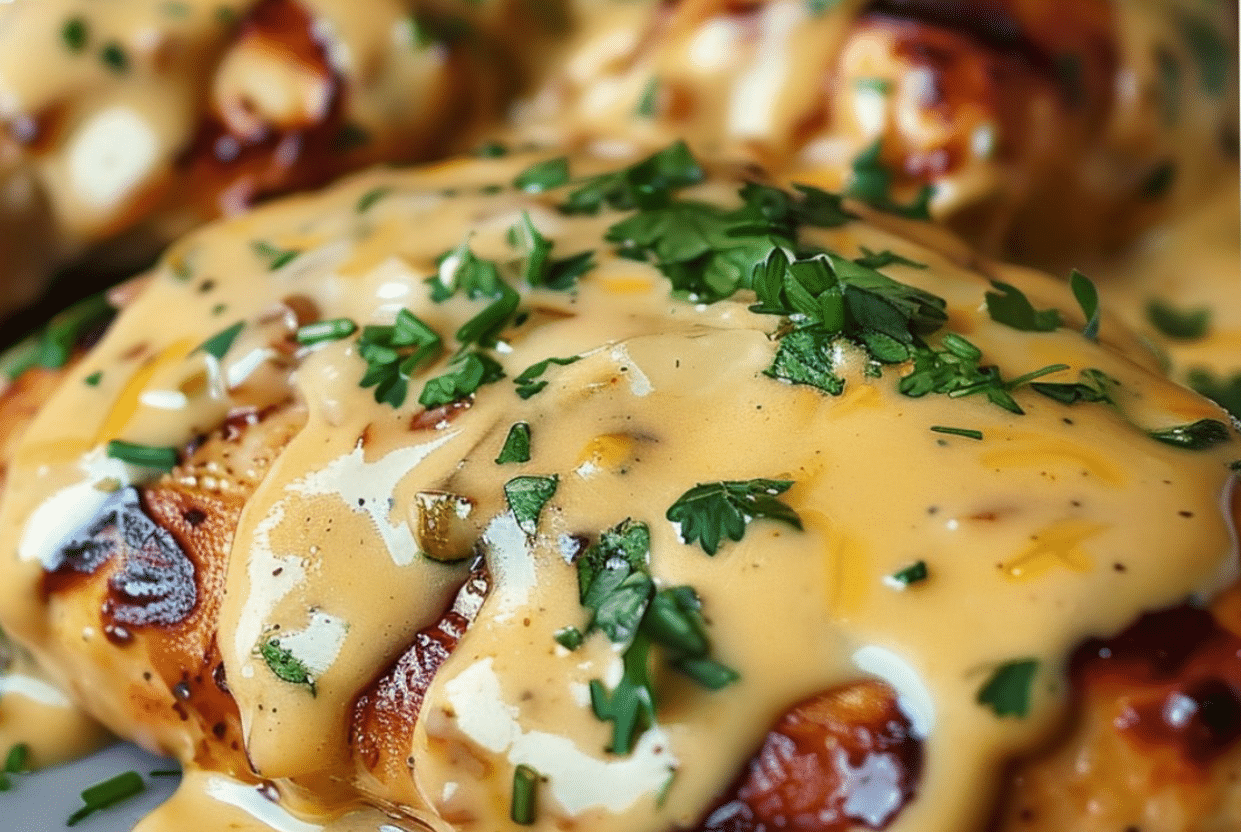 Mexican Chicken with Cheese Sauce Recipe