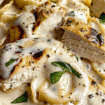 Asiago Tortellini Alfredo with Grilled Chicken Recipe