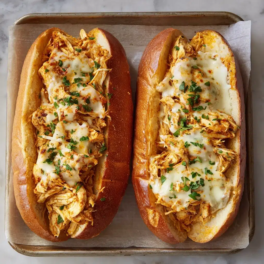Slow Cooker Parmesan Garlic Chicken Sandwiches: Irresistible Dinner Recipe - Recipe Image