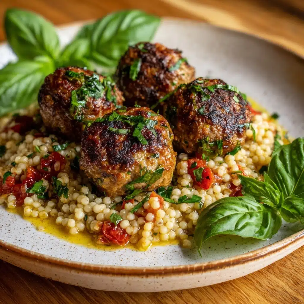 Herby Greek Chicken Meatballs Recipe - Recipe Image