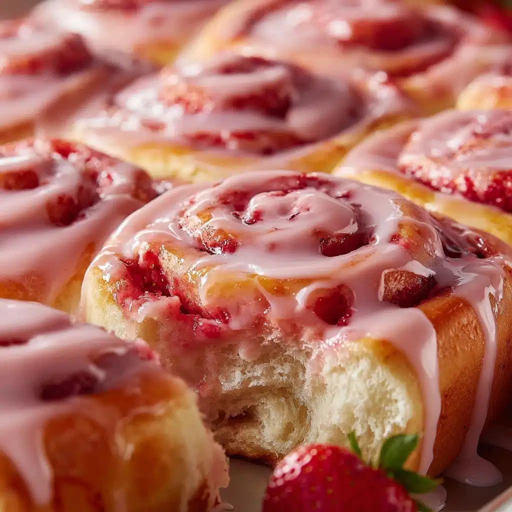 Strawberry Cinnamon Rolls Recipe - Recipe Image