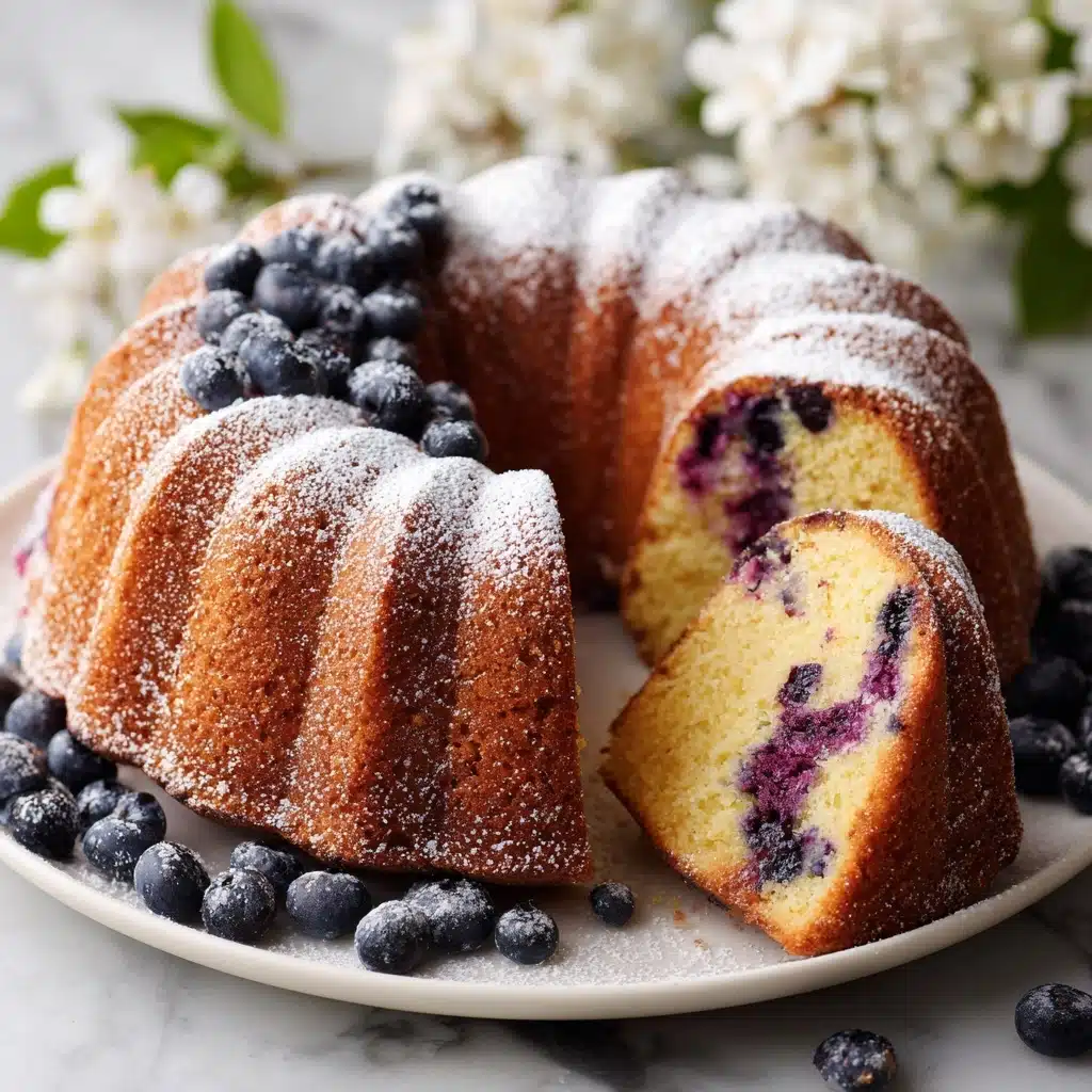 Blueberrylicious Sour Cream Bundt Cake Recipe - Recipe Image