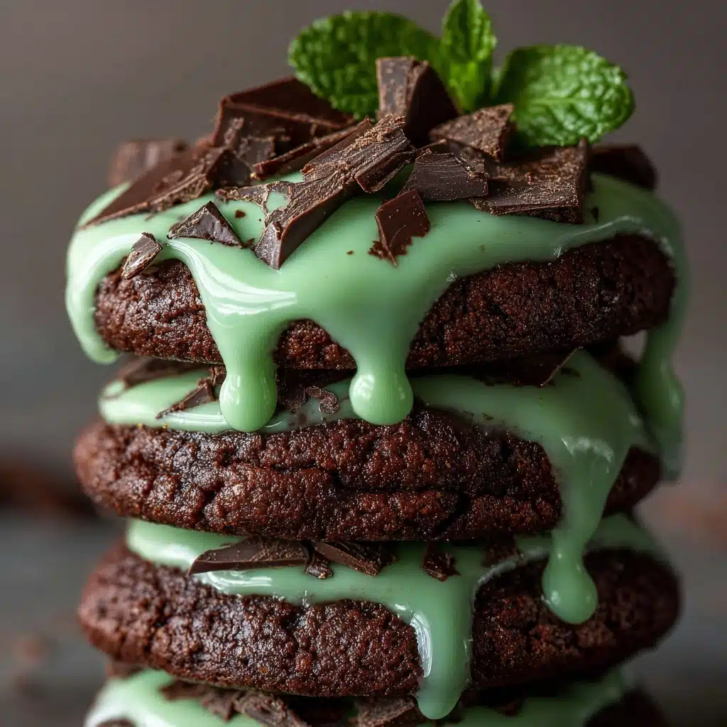 Refreshing Mint Chocolate Chunk Cookies Recipe - Recipe Image