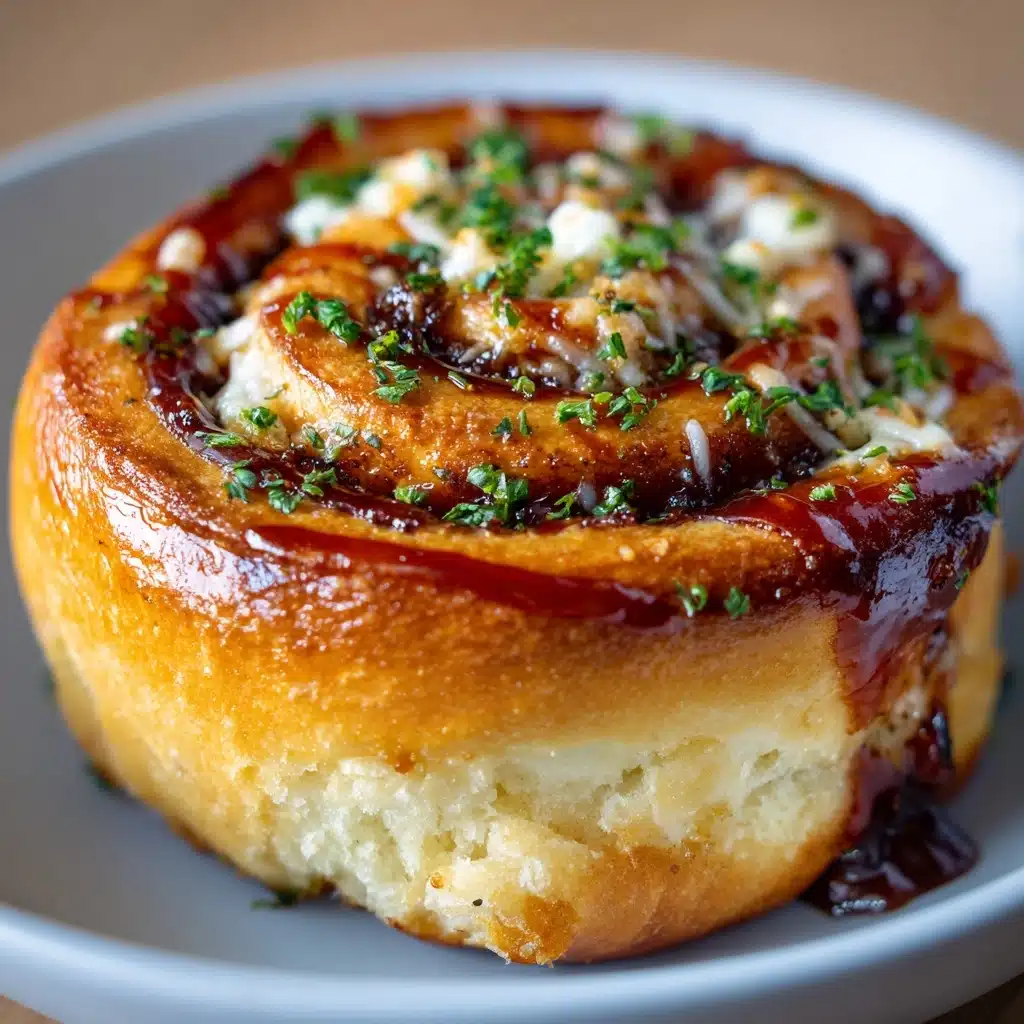 Cheesy BBQ Chicken Pizza Rolls Recipe - Recipe Image