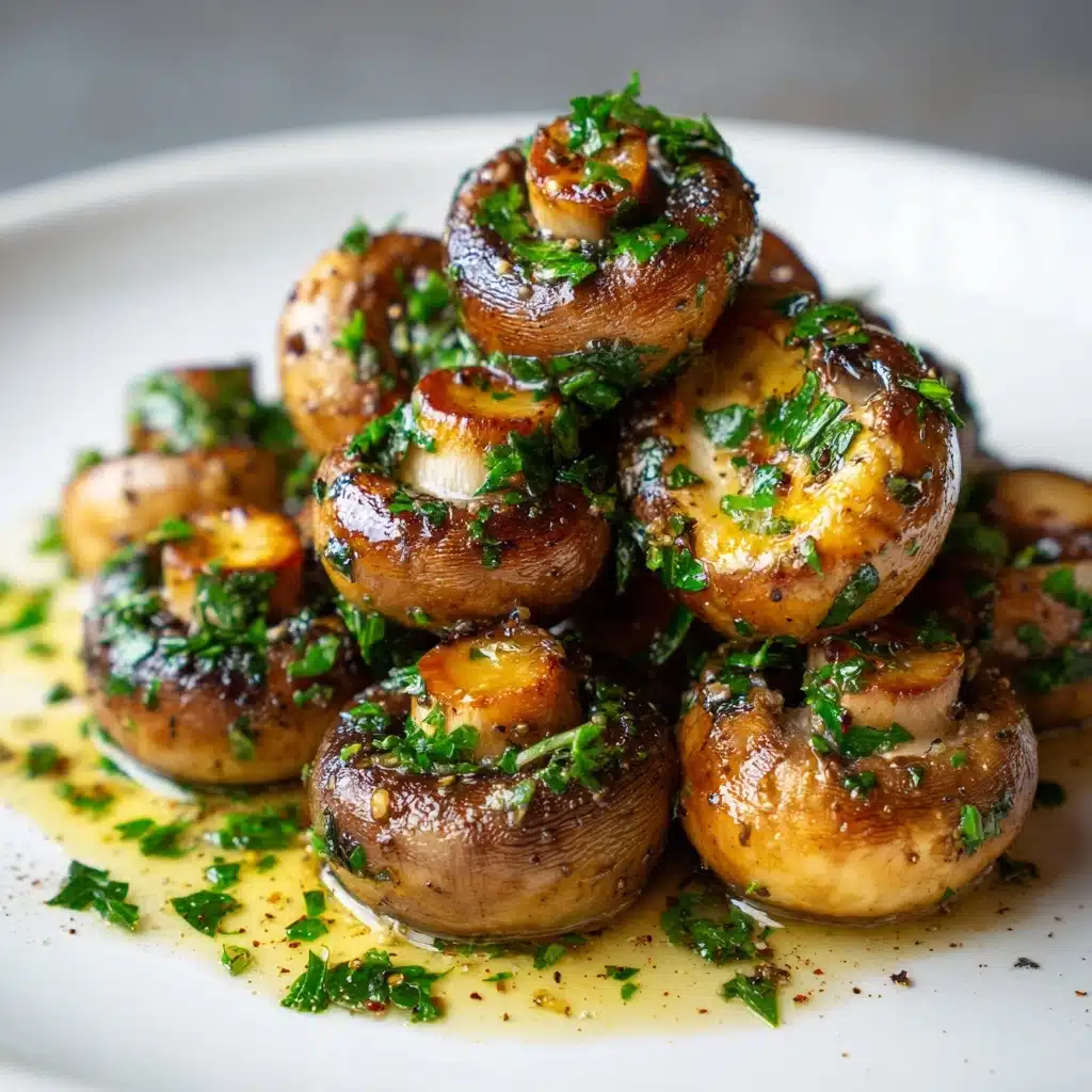 Honey and Garlic Roasted Mushrooms Recipe - Recipe Image