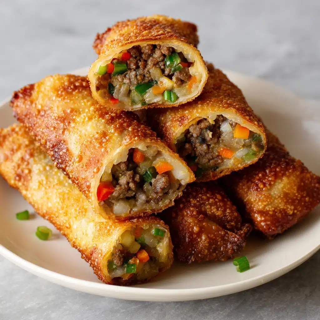 Philly Cheesesteak Egg Rolls Recipe - Recipe Image