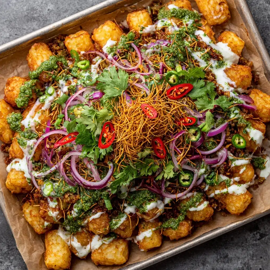 Samosa Chaat Recipe - Recipe Image
