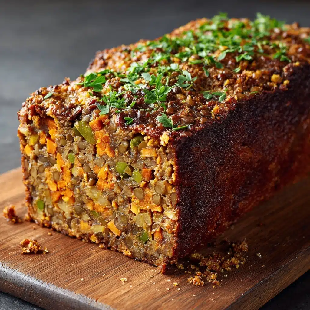 Easy Vegan Lentil Loaf Recipe - Recipe Image