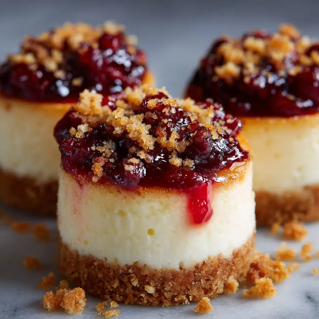 Mini Strawberry Crunch Cheesecake Bites Recipe - Recipe Image