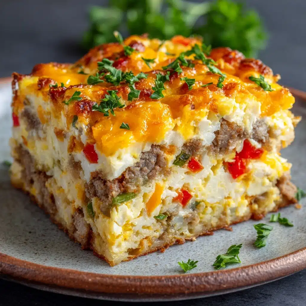 Overnight Slow Cooker Breakfast Casserole Recipe - Recipe Image
